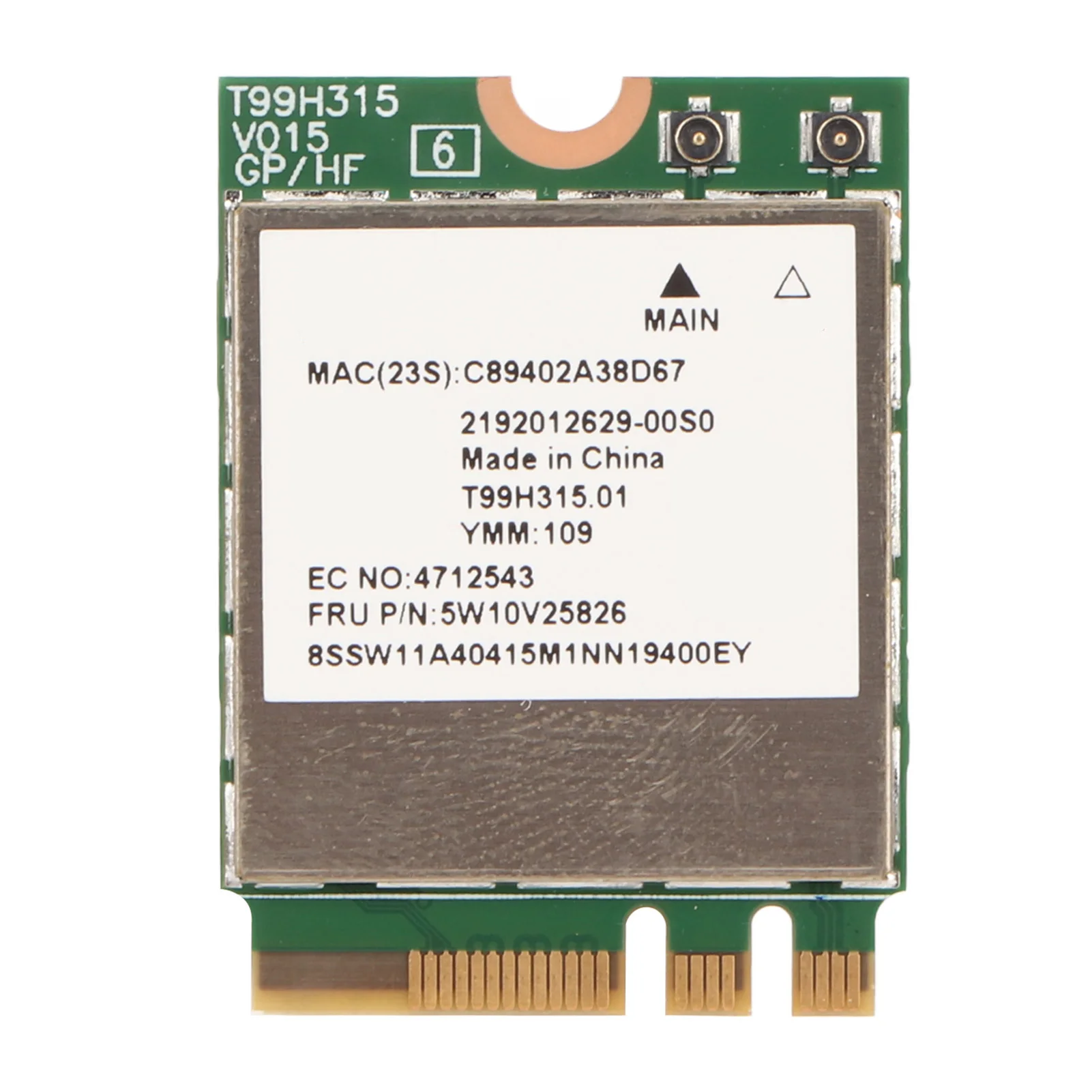 

Wireless Card NFA765 Chip Bluetooth 5.3 High Speed 5400MHz Transmission Laptop Wireless Card Stable Signal for MT7922 WiFi 6E