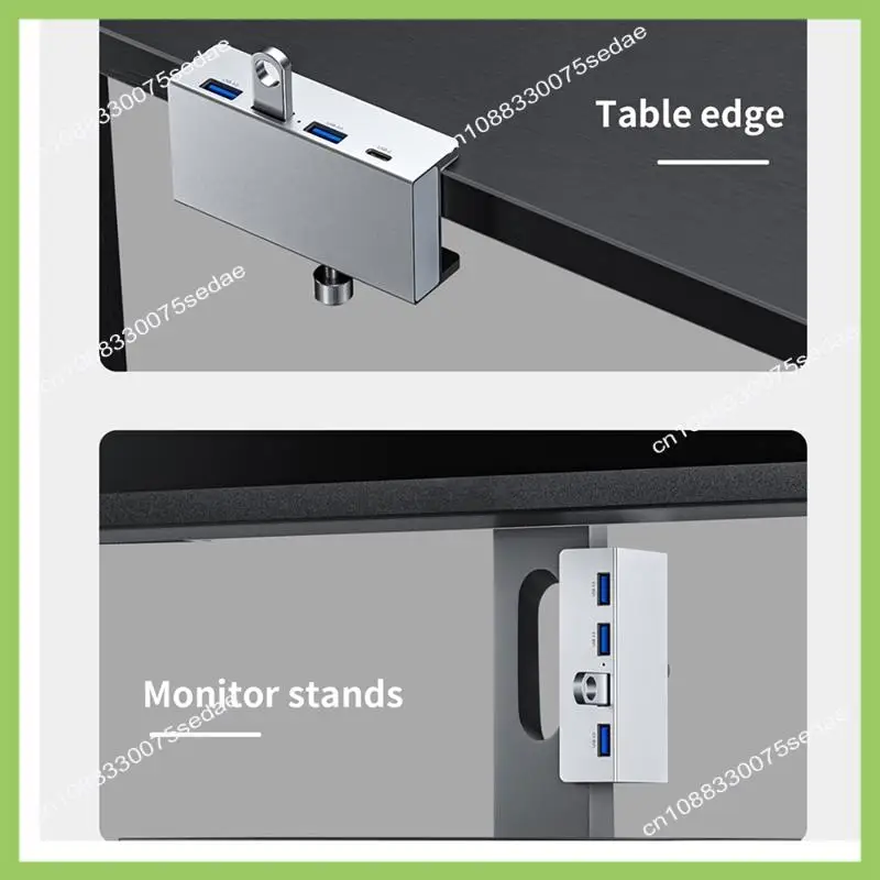 

Y19A USB 3.0 Type C HUB Внешний многопортовый разветвитель из алюминиевого сплава Высокоскоростное расширение 5 ГБ/с Передача данных для настольных компьютеров