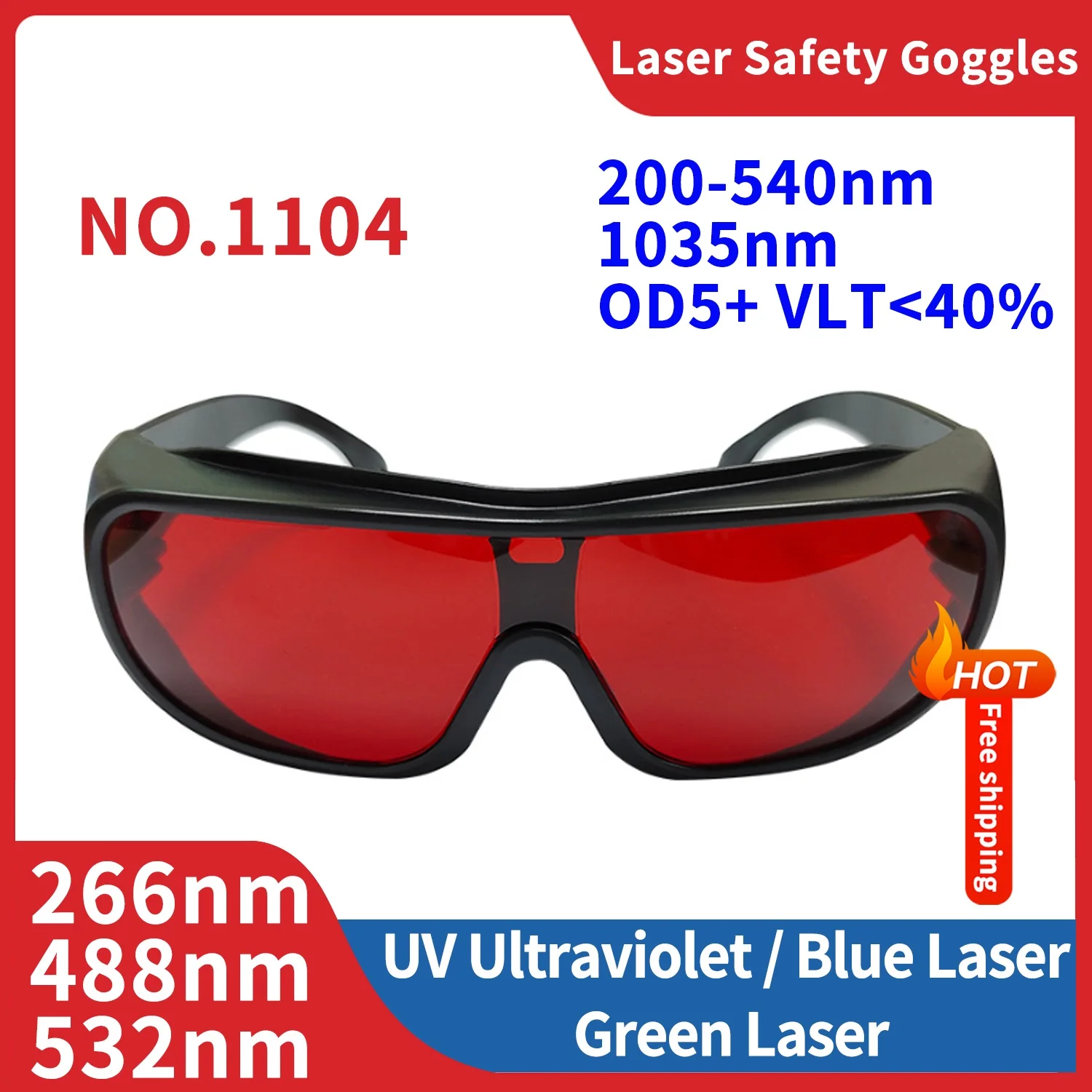 Safety Laser Goggles Glasses gafas protección trabajo Industrial Protective Goggles lazer epilasyon cihazı Ipl Eye Protection