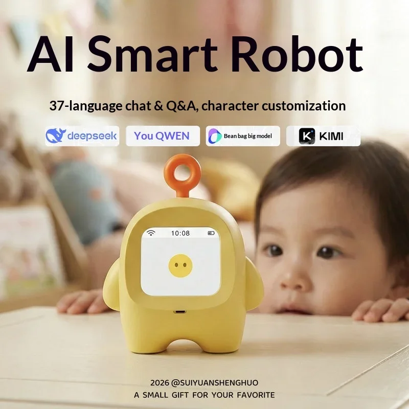 robot-intelligent-xiaozhi-ai-jouet-interactif-et-conversationnel-avec-le-grand-modele-deepseek-doubao-cadeau-d'anniversaire-pour-enfants