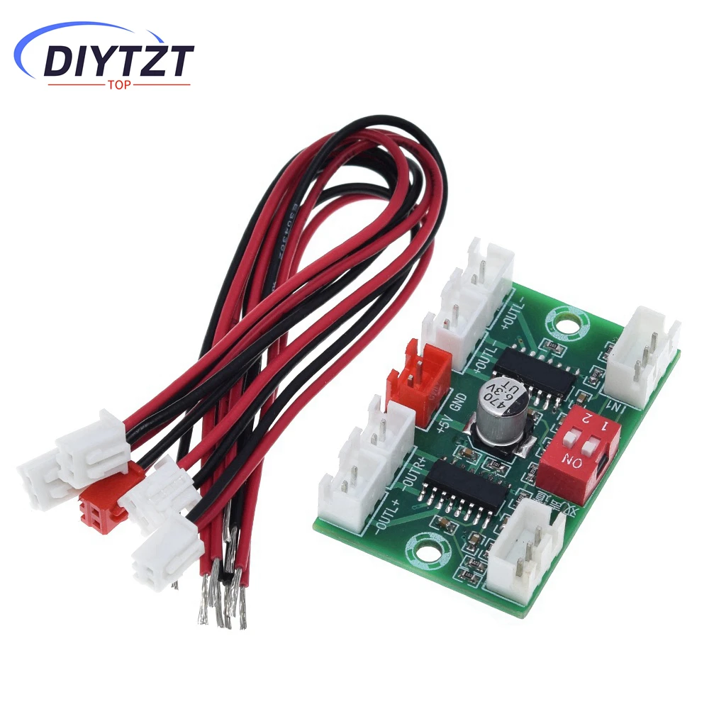 DIYTZT XH-A156  4*3W PAM8403 4 Channels mini Digital Audio Amplifier Module USB 5V Small Stereo Amp Amplifier Board