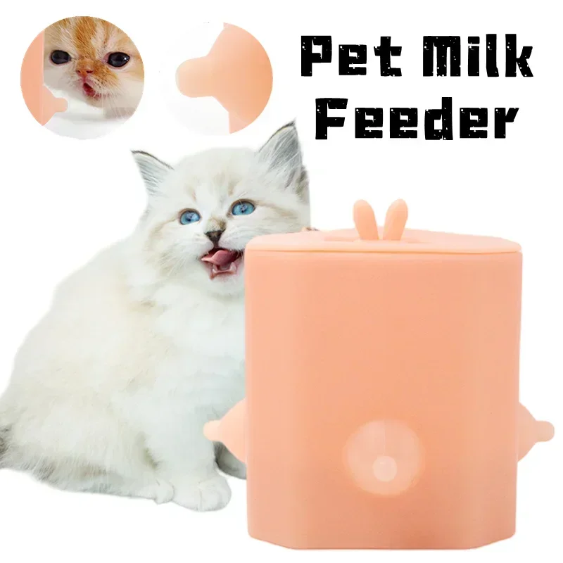 Silicone Puppy Milk Feeder,Cats Food Grade Feeding Bowl,Kitten Nursing Station,Dog Bowls Kitty Milk Bowls Kitten Feed  600ml