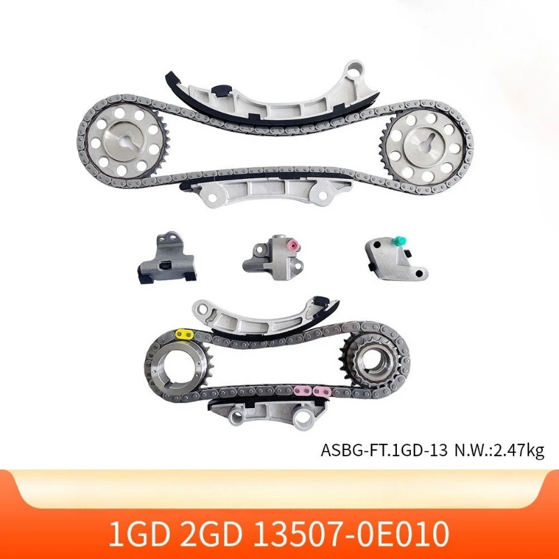 

Комплект цепи ГРМ двигателя на 2015 год — Toyota 1GD 2GD 13507-0E010 13507-11010 Комплект цепи ГРМ