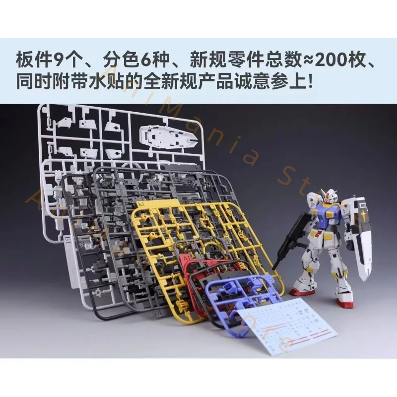جديد 107 فريق نموذج 1/144 RG RX-78-7 7th اكسسوارات التجمع نموذج أطقم أنيمي عمل الشكل روبوت البلاستيك نموذج الهدايا اللعب