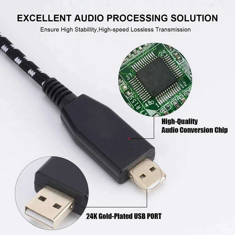 3 Meter Dual-Shielded Noise Reduction USB To XLR Canon Female Microphone Recording Cable Support USB2.0/1.1 For Mac OS