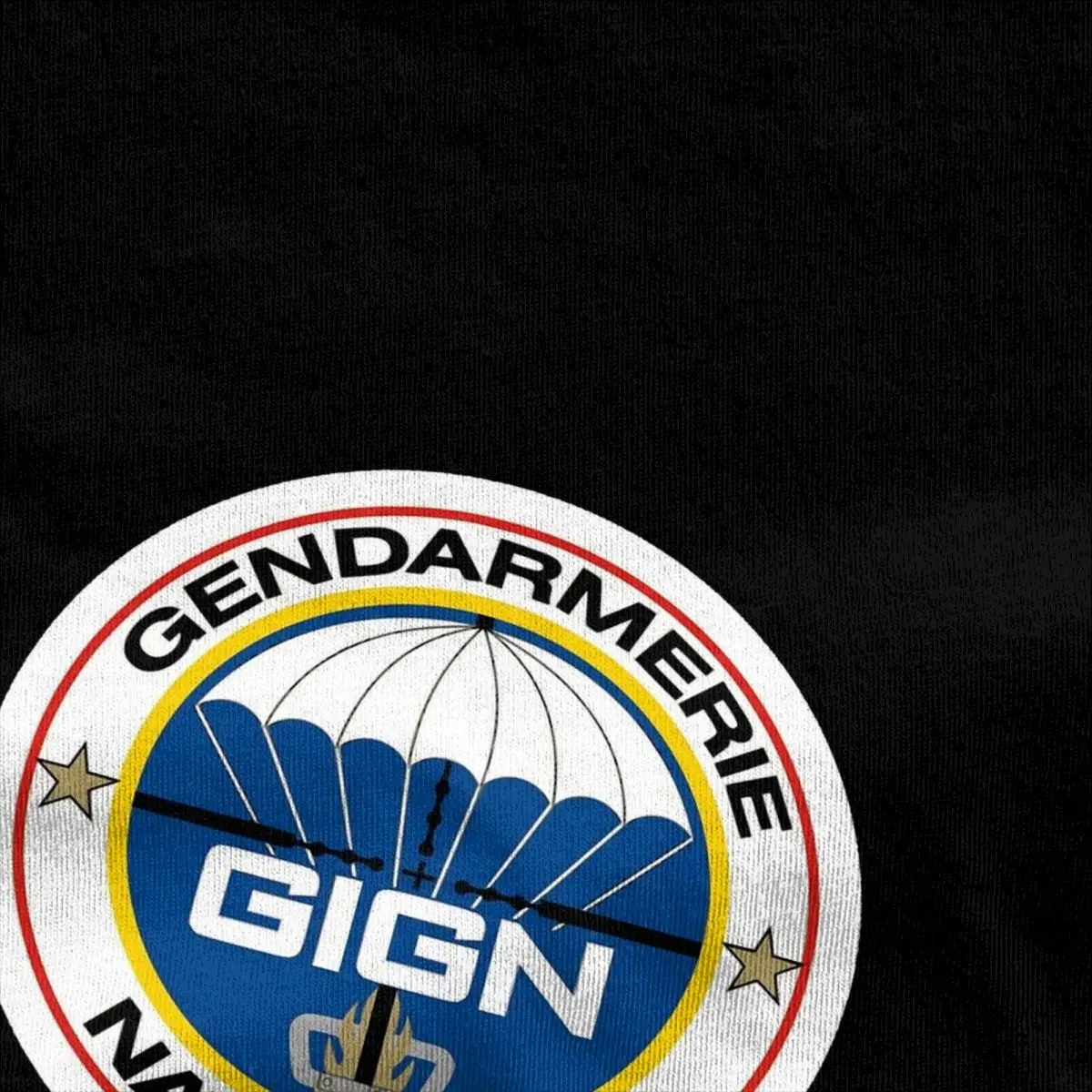 T Shirt National Gendarmerie Intervention Group 100 Cotton T Shirts GIGN France Tee Shirt for Man Summer Short Sleeve Tops