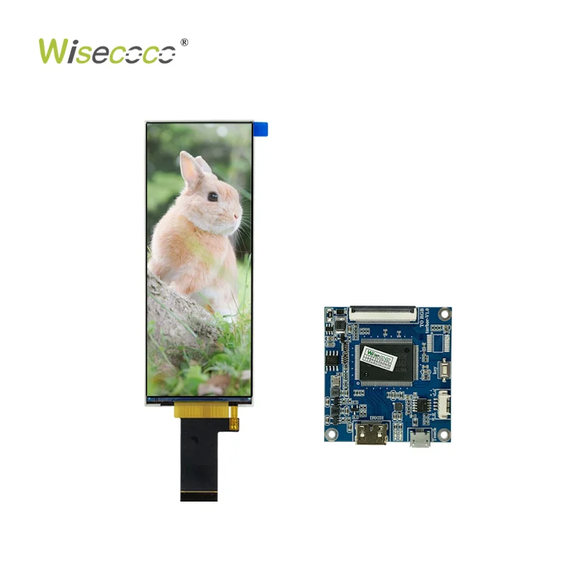 Factory Price 6.2 Inch Bar Type TFT LCD Module 360x960 RGB Interface Display 430cd/㎡ Brightness IPS LCD Screen - view 6