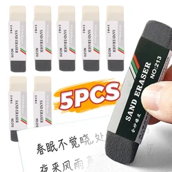 5-1Pcs Ink Erasers for Ballpoint Pen Gel Pen Pencil Matte Eraser Office School Stationery Clean Correction Supplies Sand Rubber