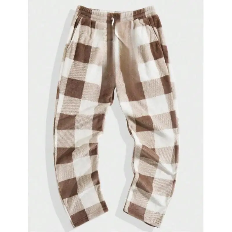 

New Men's Casual Pants High Waist Straight Leg Paratrooper Sle Neutral Fit Other Fabric 00% Other Material Winter Collection