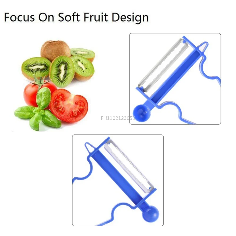 3pcs kitchen Multifunction Peeler Set Trio Peeler Slicer Shredder Julienne Cutter Stainless Steel Vegetable Fruit Cutter Blade