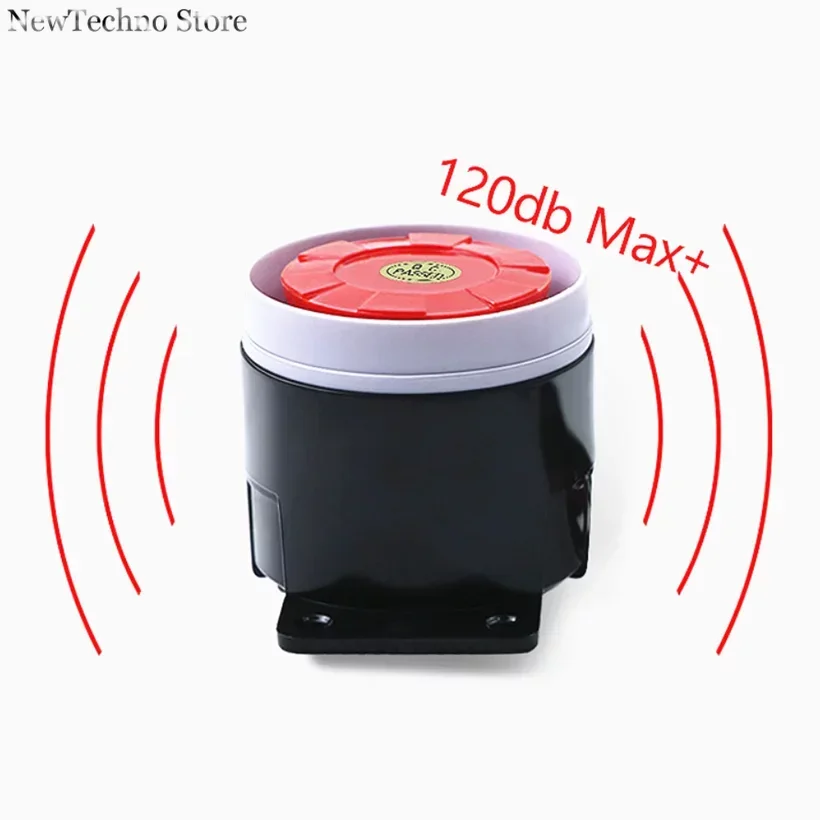 DC 12V Wired Mini Horn Siren Home Security Sound Alarm System 120dB Anti Theft Alarm Mini Alarm