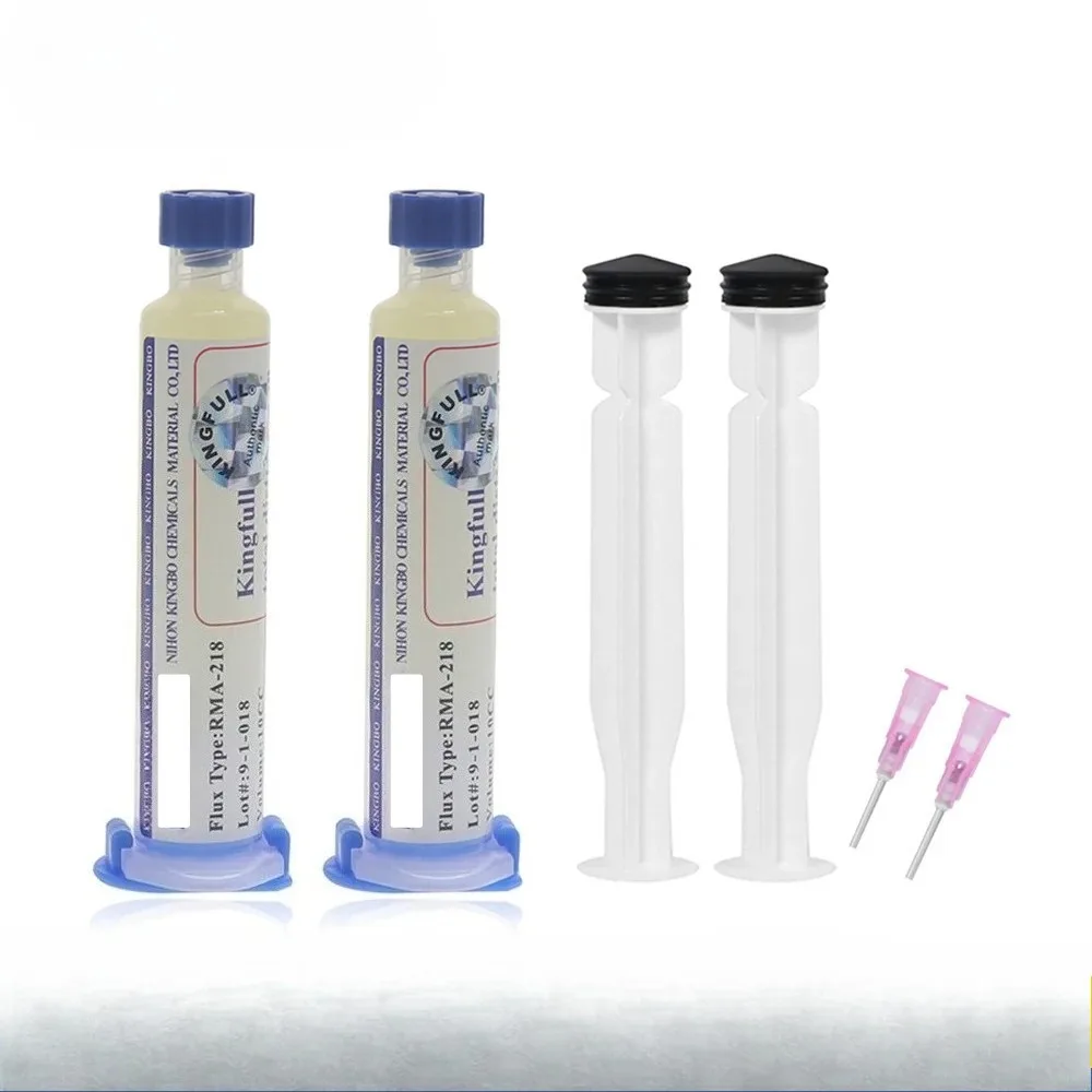 Nc-559-asm Flux Bga Balls,Liquid Solder for Soldering Syringe Solder Paste 10ml Flux for Soldering No Cleaning Welding Tools