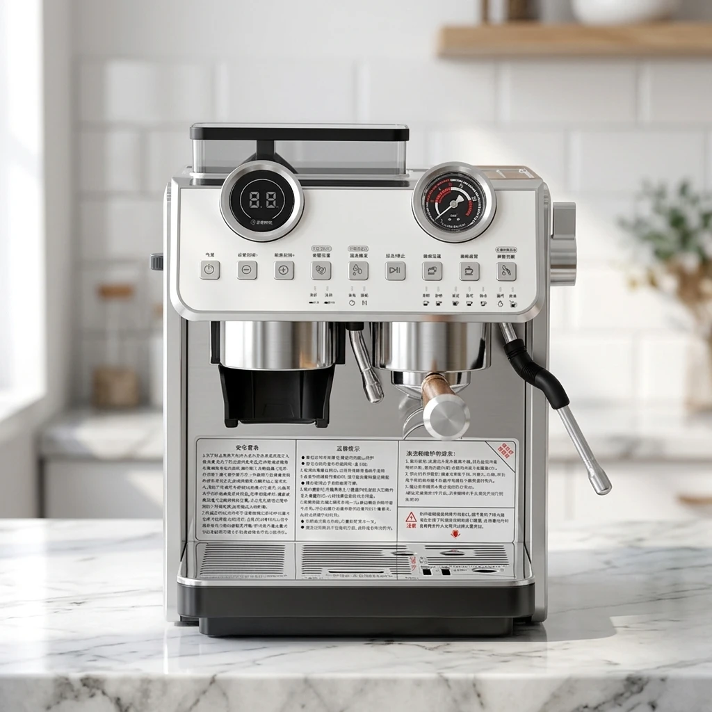 Find Similar Icon Fully Semi-Automatic Coffee Machine Digital Intuitive Touch Screen Commercial and Home Espresso Coffee Machine
