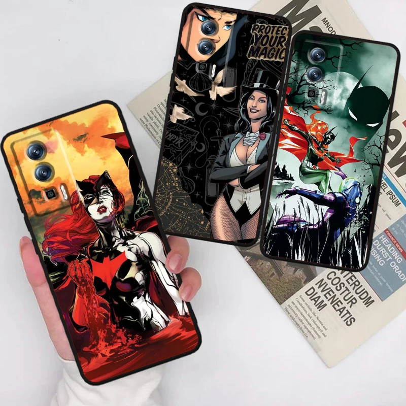 Z-Zatannas W-Wonders Woman Cool For Xiaomi Redmi 9A 9C 9AT 10C 9 9T 10 12C 13C A3 12 K60 A1 K50 K40 5G Black Funda Phone Case