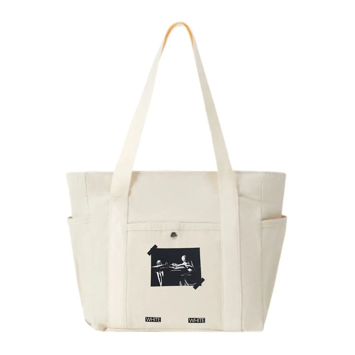 

One Hot Minute Cartoon Colorful Character Art Classic Multi-Pocket Shoulder Bag Timeless Daily Carry Tote