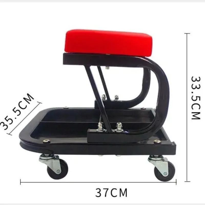 Adjustable Movable Rolling Mechanic Stool Professional Multifunctional Car Repair Stool Garage Equipment Auto Repair Tools