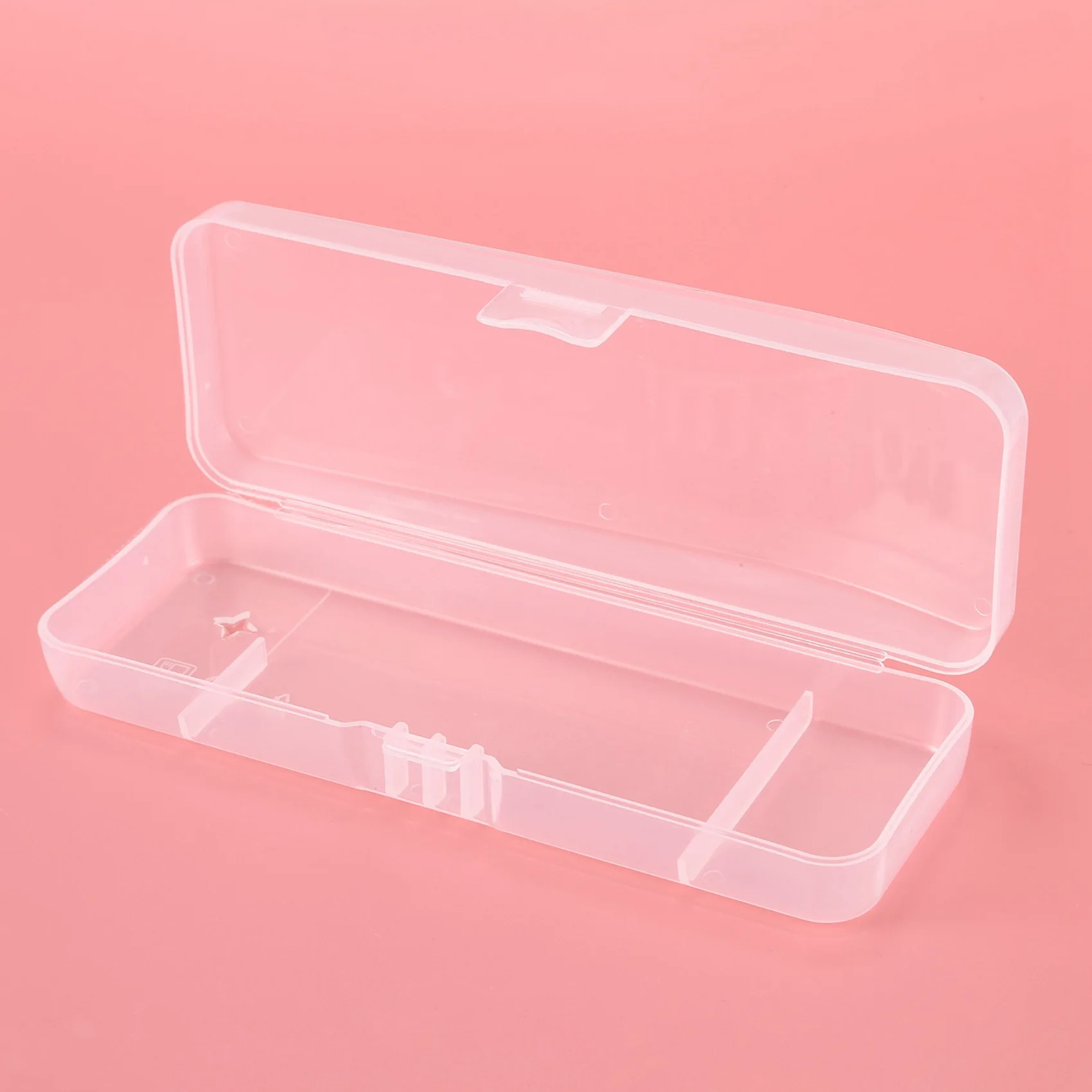 

INLIG-2 Pcs Travel Double Edge Razor Storage Box Men Shaver Case Razor Accessories Transparent Razor Holder Plastic Case