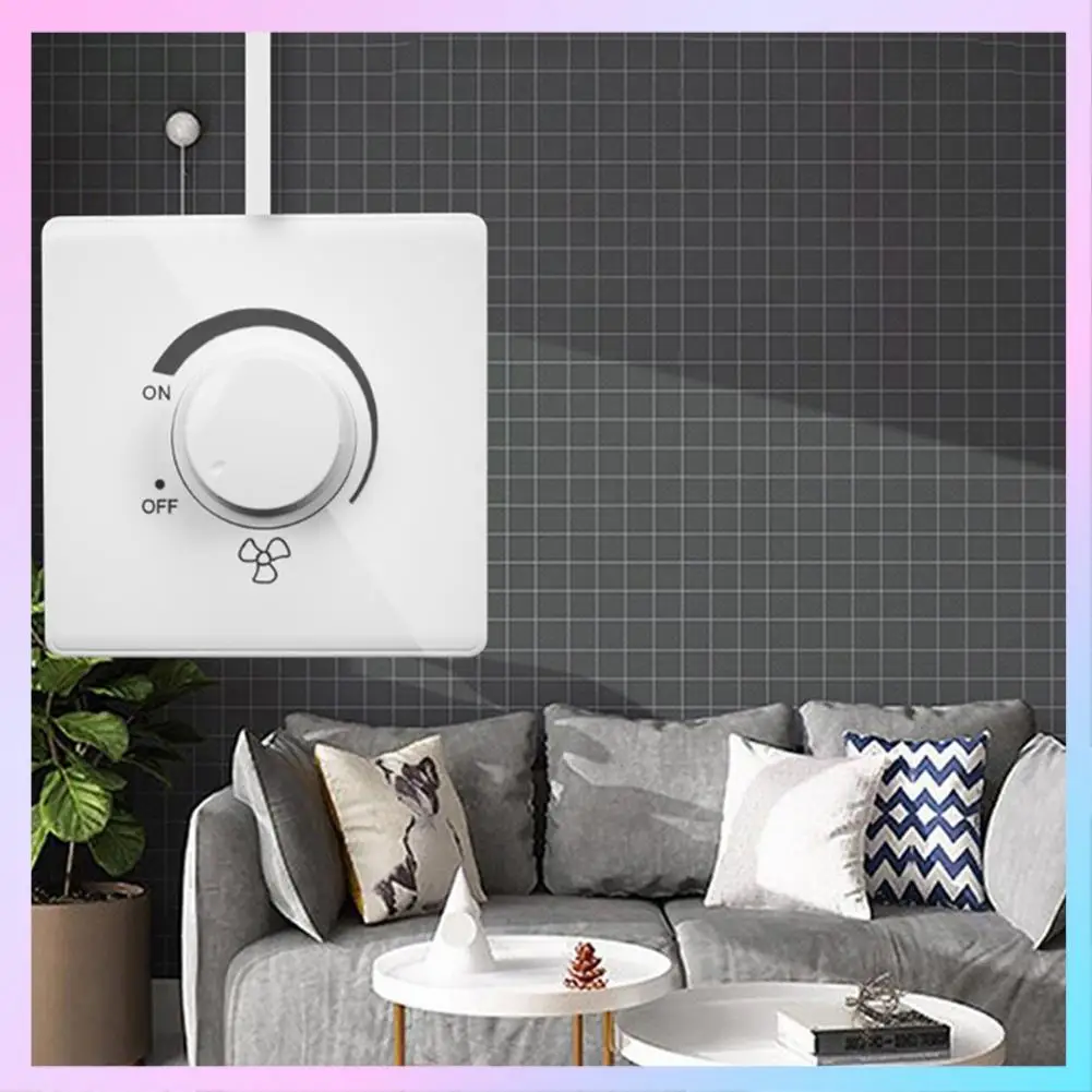 ABRG-86 نوع تعديل مروحة السقف ستبليس سرعة تحكم الجدار التبديل 220 فولت 10A