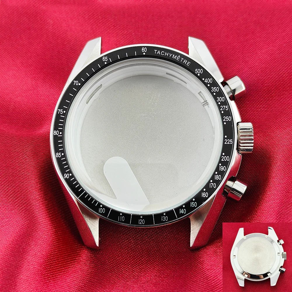 vk63 cases 39.7MM VK63 Watch Case Moon Watch Metal Case VK63 Chronograph Case Fits For Speed Master VK63 Case VK64 Case Modified view 2