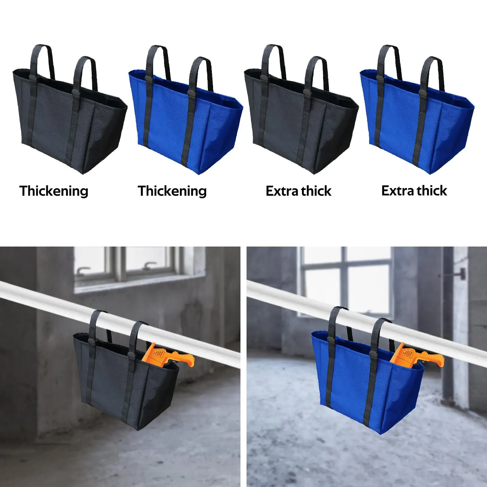 Ladder Tool Bag Step Ladder Easy to Install Multifunctional Portable Heavy Duty Utility Practical Storage Bag Ladders Pouch