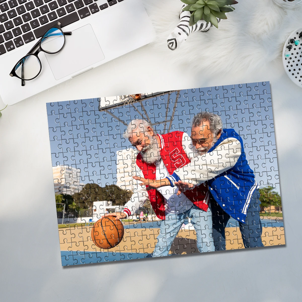 35/300/500/1047pcs Personalized Custom Photo Puzzle Group Photo Of Friends Ornamental Exquisite Personalized Gifts For Weddings