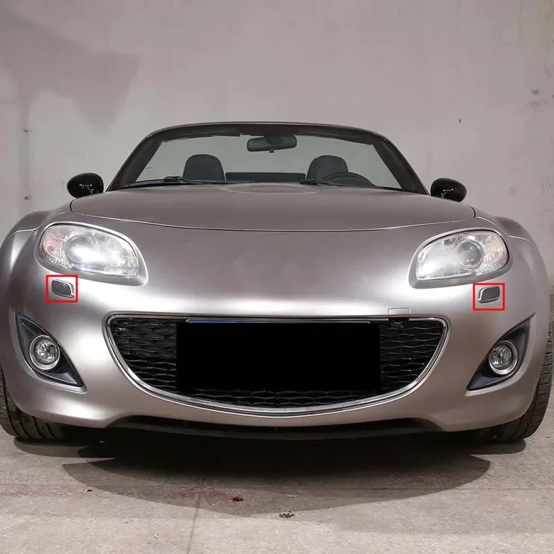 

For Mazda MX-5 NC 2009-2014 Soft Carbon Fiber Car door sticker front headlights bumper fog lights logo rear door window sticker