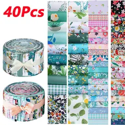 40 stuks DIY katoen handgemaakte ambachtelijke stof verschillende patronen naaien textiel poppenkleertjes splitsdoek familiewerk Artcraft stof