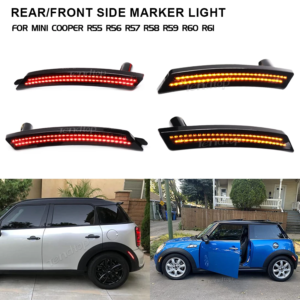 LED Side Marker Light Side Repeater Lamp Rear/Front Turn Signal Light Panel LampFor Mini Cooper R55 R56 R57 R58 R59 R60 R61