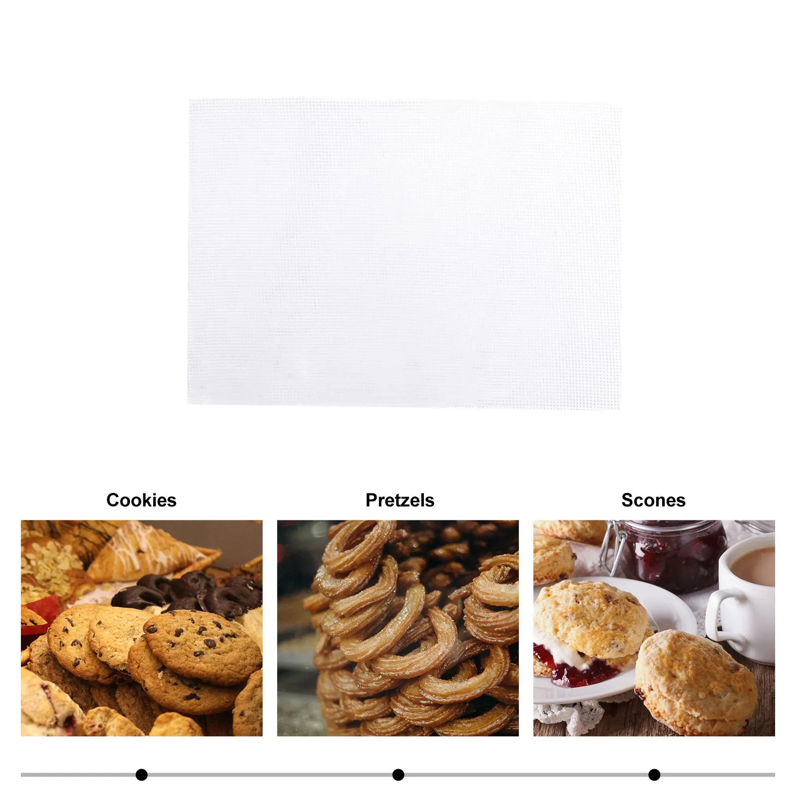 

9Pcs Reusable Silicone Food Dryer Mats Non-Stick Heat Resistant Pads for Dehydrator Fruit Vegetable Meat Drying