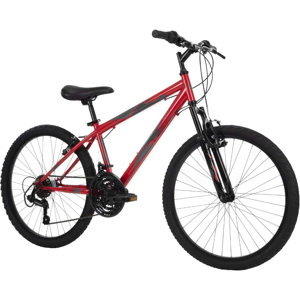 Hard Tailed Mountain Bike, 20 Inch/24 Inch/26 Inch Size, 6 or 21 Speed Shimano Twist, Front Suspension or Dual Suspension