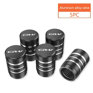 أزياء 5 قطع سيارة عجلة الإطارات صمام قبعات الإطارات الجذعية قبعات السيارات نمط التبعي لهوندا CRV 2007 2015 2016 2017 2018 2019 2020 أفضل 10 غطاء رف مبيعات CRV - No5