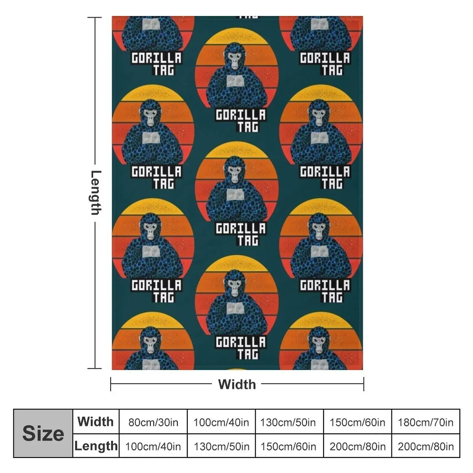 Gorilla tag pfp maker Gorilla Tag Blue Lava vintage Active Throw Blanket wednesday Thins Moving Hair Blankets