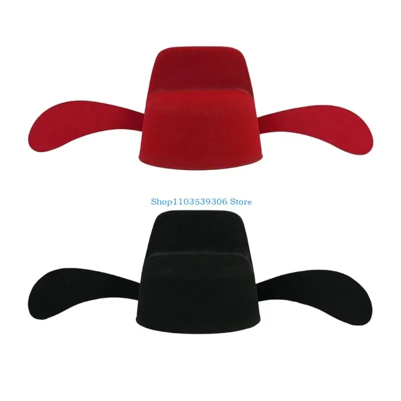 

400A Eye Catching Chinese Scholar Cap Breathable Fabric Lightweight Design Unisex