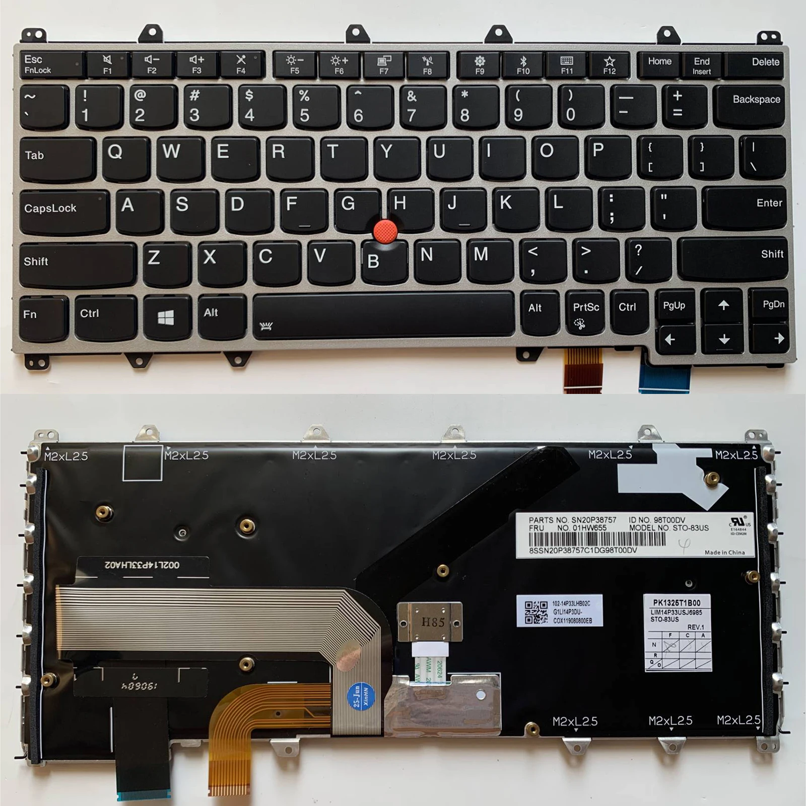 US Layout for Lenovo ThinkPad Yoga 380 370 260 S1 2nd Generation 3RD 4TH 20FD 20FE 20GS 20GT 20JH 20JJ 20JK 20JL Laptop Keyboard