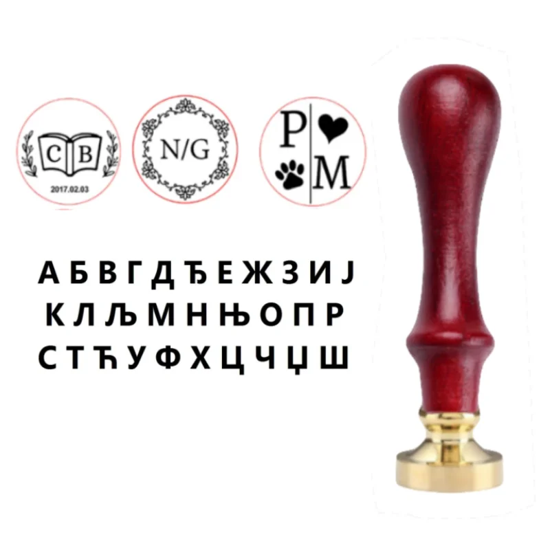 

Customize Seal Stamp logo Personalized Image Custom Sealing Wax Sealing Stamp Wedding Invitation Custom Cyrillic/Arabia Alphabe