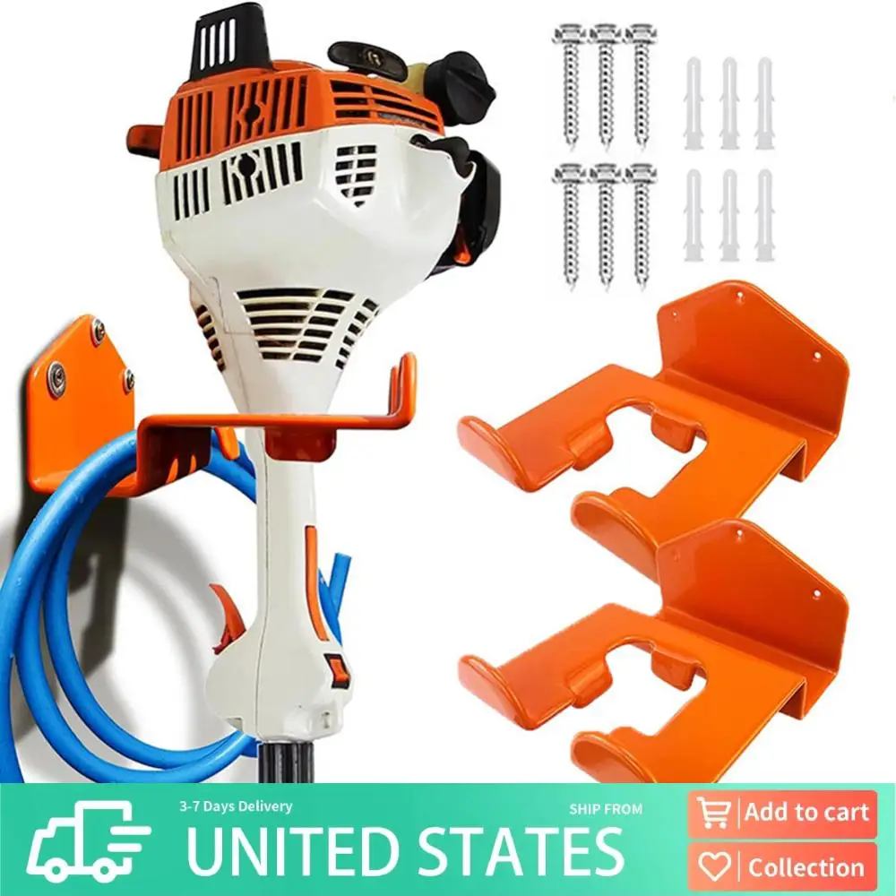 

2 шт. крючки для хранения триммера для травы, сверхмощный крючок для газонокосилки, кронштейн для сада