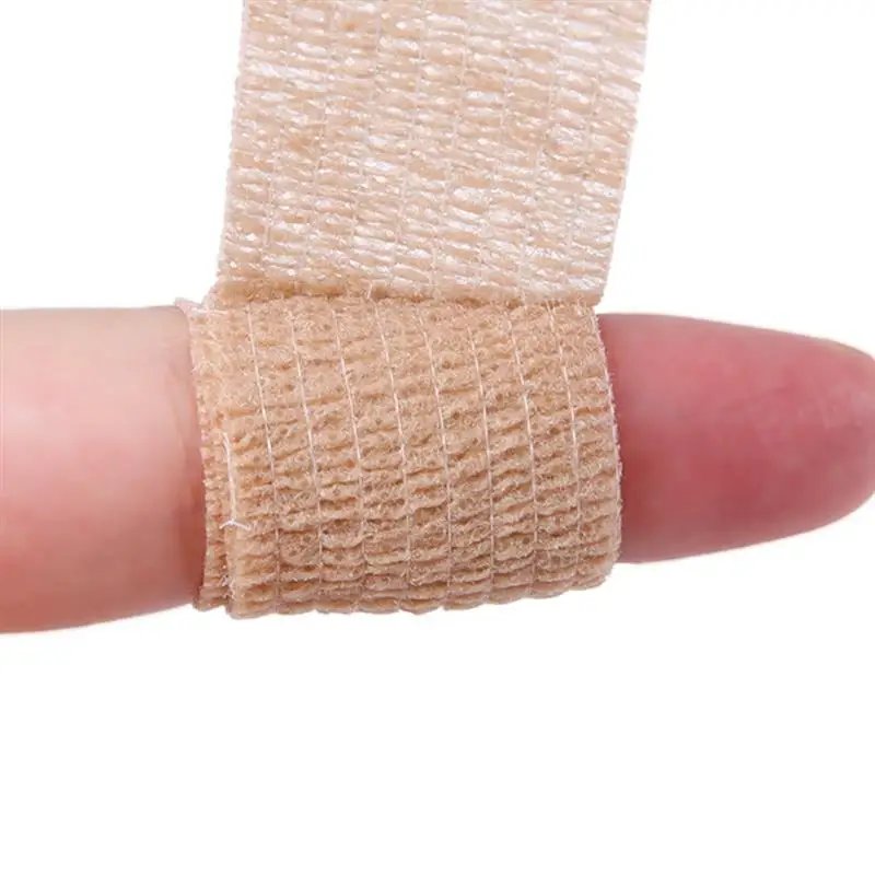 1 Roll Wound Care Bandage Tape Self Adhesive Bandage Wrap Tape Athletic Elastic Stretch Band First Aid Bandages For Wound Care