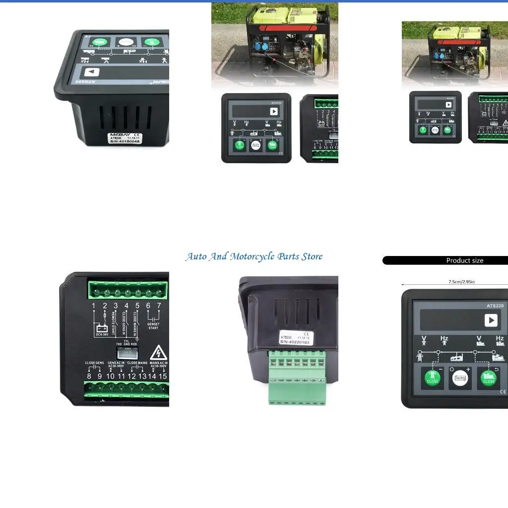 

P9FD Genset ATS Controller Automatic Transfer Switches Control ModuleAutomatic Switching Between Mains and Generator