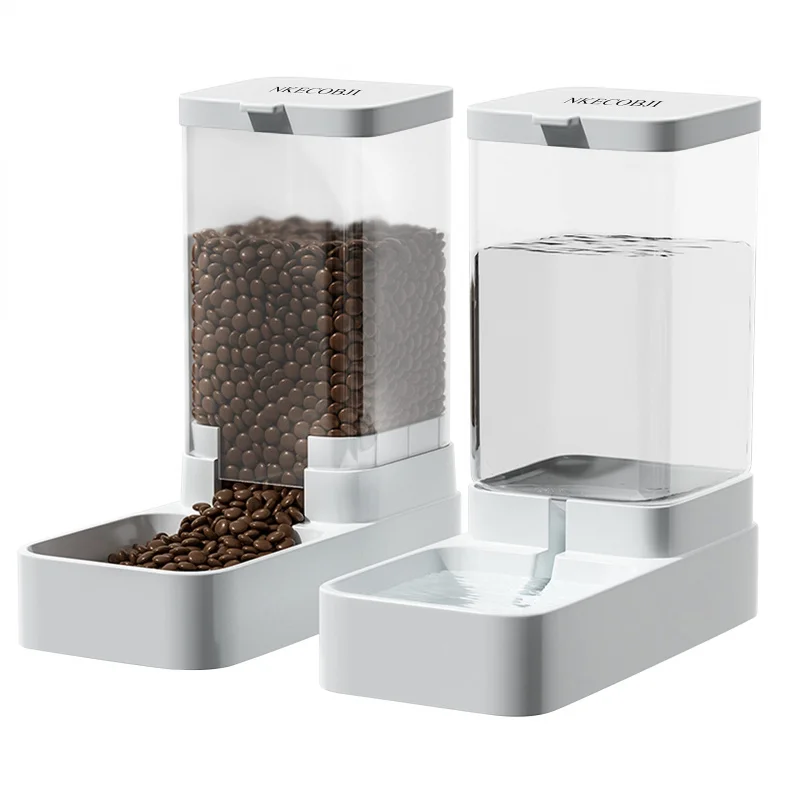 

Pet Automatic Feeder Gravity Dispenser Food Storage Bucket Large Capacity Food Grade Materials Simple Cleaning for Cat Dog