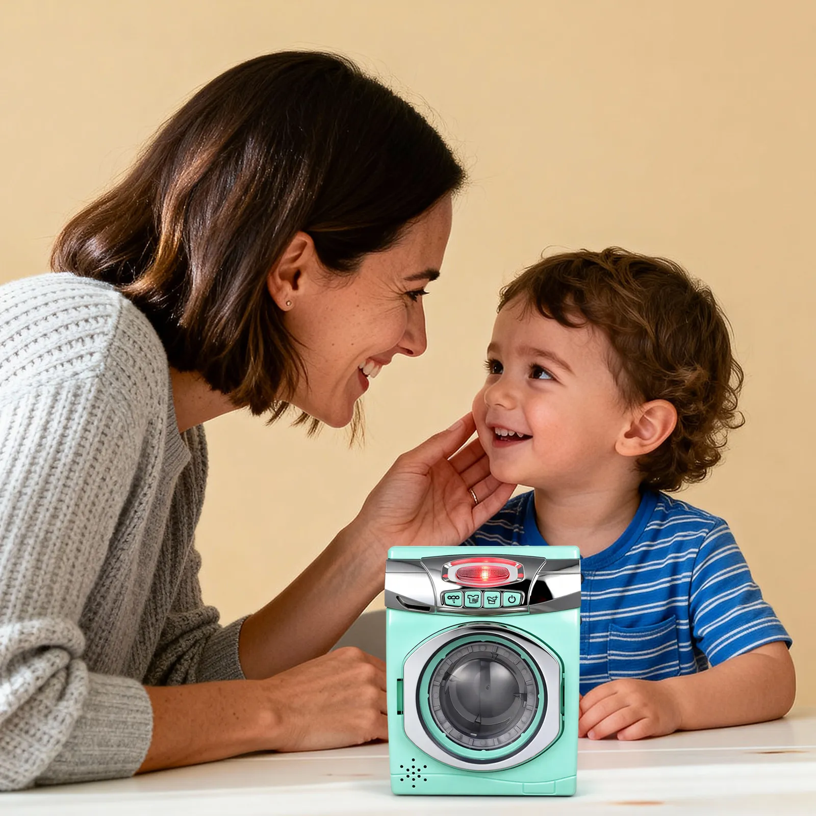 

Детская имитационная стиральная машина, пластиковая развивающая игрушка, интерактивная игрушка для раннего обучения, имитация бытовой техники, креативная игрушка для ролевых игр