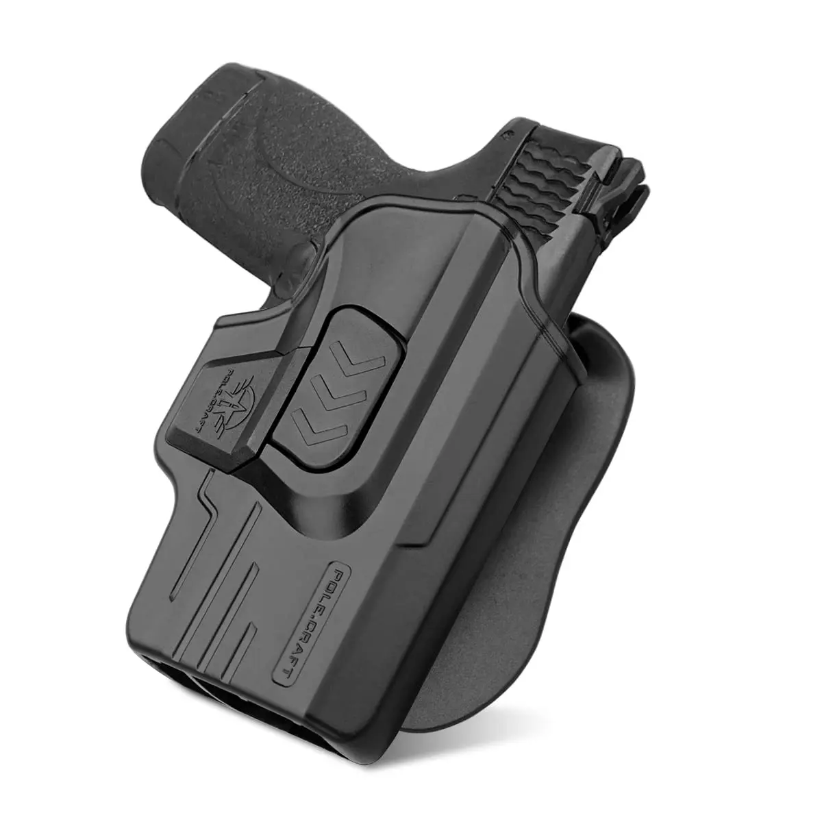 Imagem -05 - Open Polymer Holster m & p 45 Escudo Owb Paddle Polymer Holsters Fit m & p 45 Escudo M2.0 3.3 em Barrel Pistol Cintura Exterior