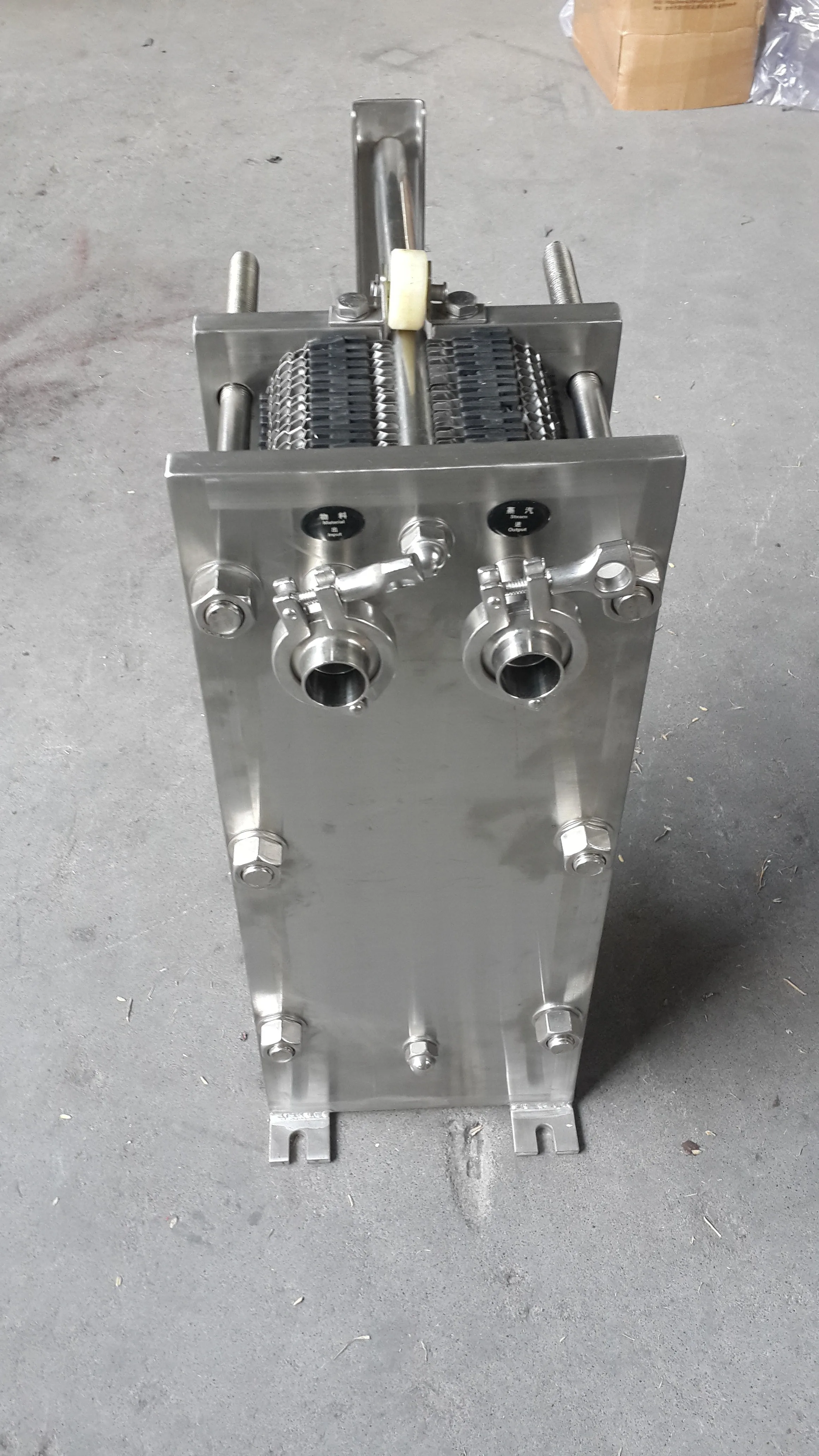 Échangeur de chaleur à plaques d'acier inoxydable série