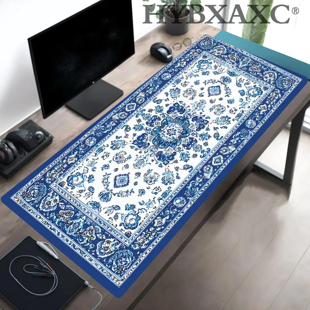 HYBXAXC Mouse Pad Desktop Office Accessories Prayer Rug Persian Carpet Mouse Mat Gamer Computer Desk Accessory Keyboard Company
