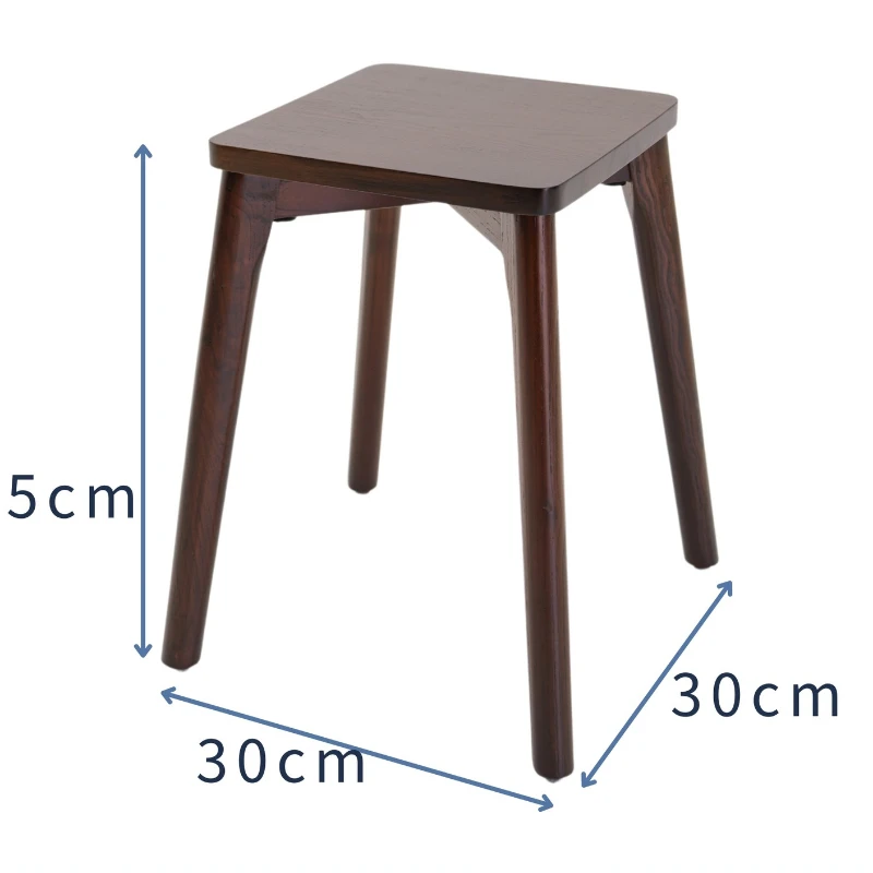 

Low stool home modern small bench fashion creative solid wood home wood shoes