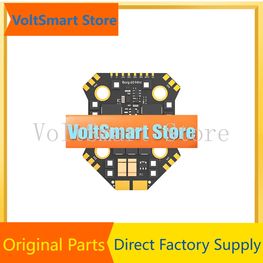 VoltSiFlight Borg Mini 60 ESC 4-IN-1 2-6S With 20x20mm Mounting Holes For FPV Parts