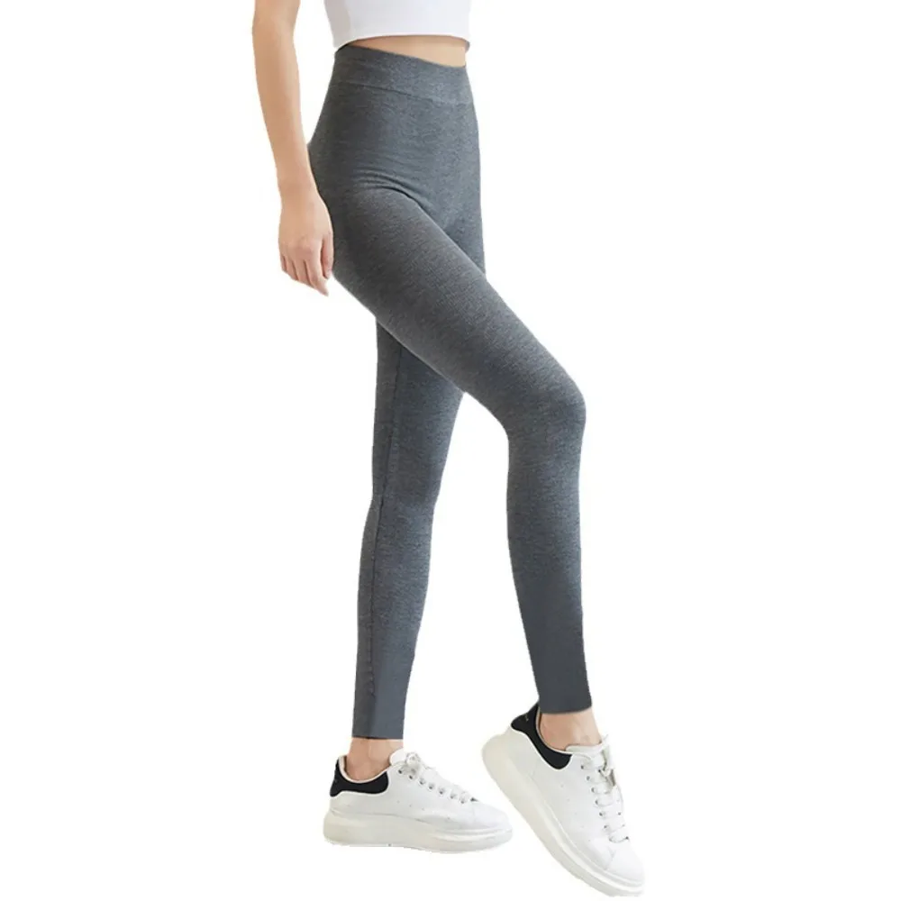 Threaded Ribbed Leggings Casual Cotton External Penetration High Waist Pants Sexy Warm Tightening And Hip Lifting Pants Women