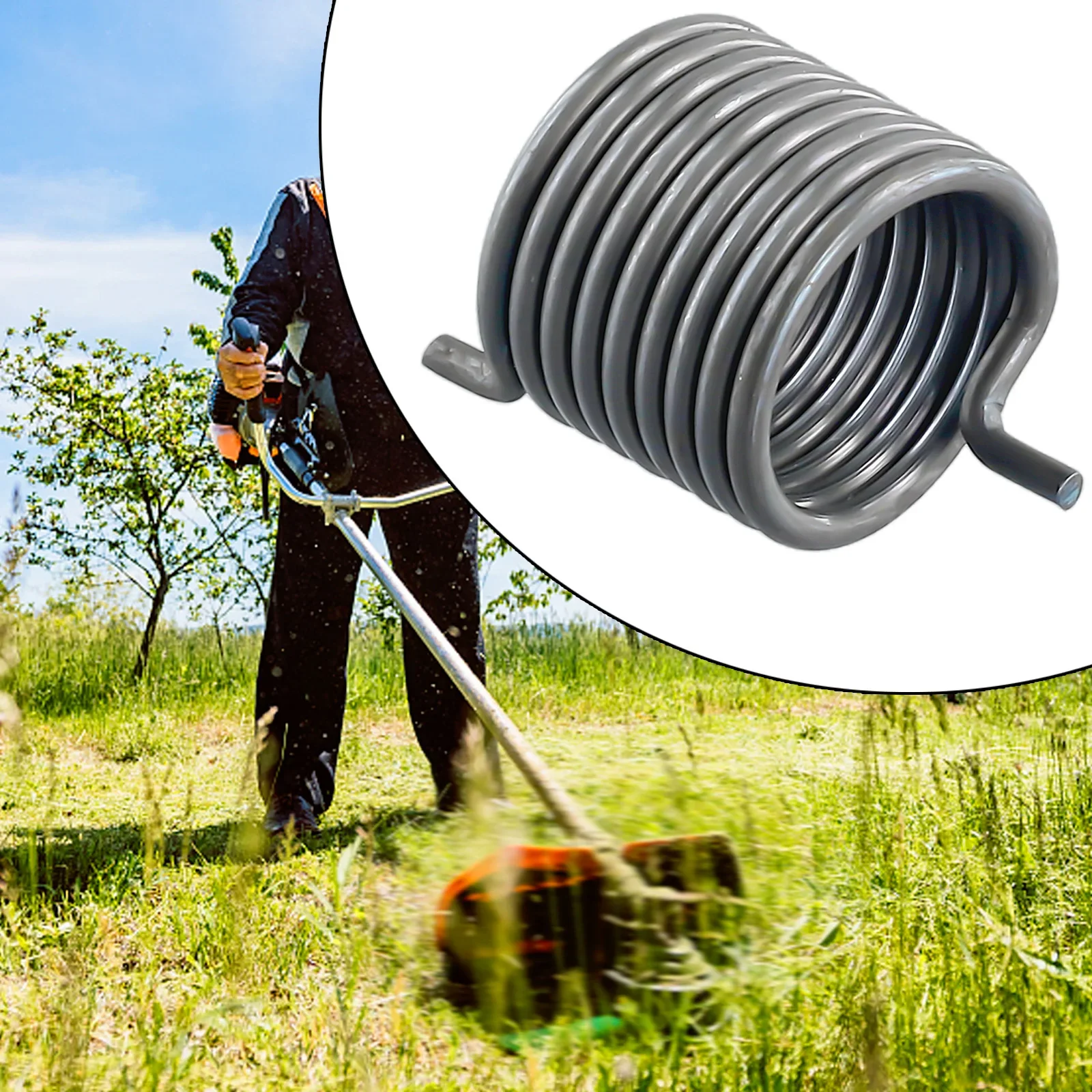 Spring Recoil Spring Outdoor Domestic Delicate Exquisite Solid 1 Pcs Accessories Black Parts Replacements Tools