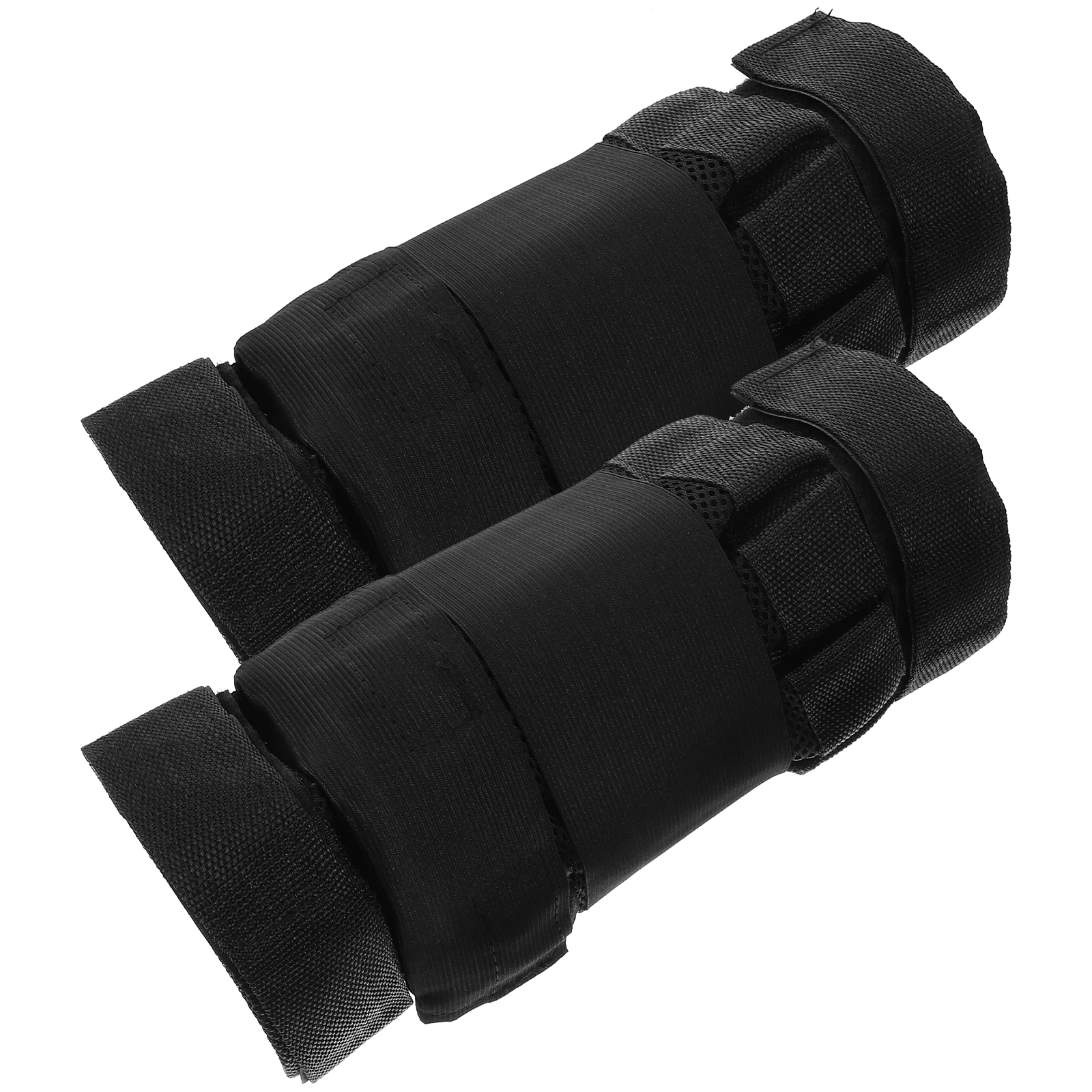 Bolsas de boxeo para polainas negras, equipo de ejercicio para pies, pesas ajustables para tobillo, accesorios de Fitness para hombres y mujeres, 2 uds.