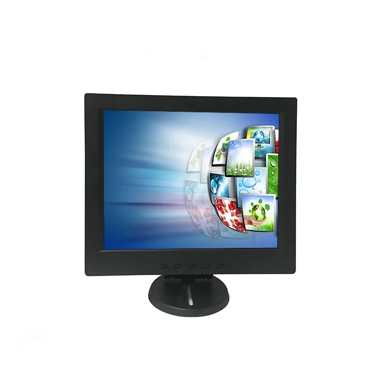 Monitor per PC da 12 pollici con montaggio a parete VESA TK.CM di alta qualità Mini Monitor LED TV 1024