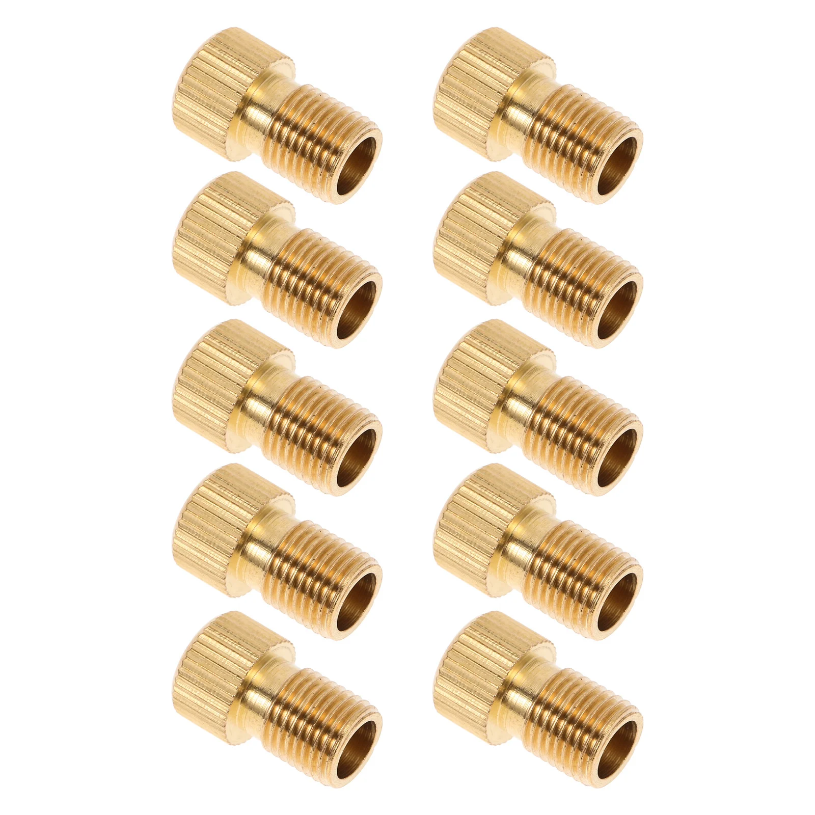 

10Pcs to Bike Pump Adapter Set Copper Zinc Alloy Uk to Us Valve Converter Bicycle Air Compressor Connectors
